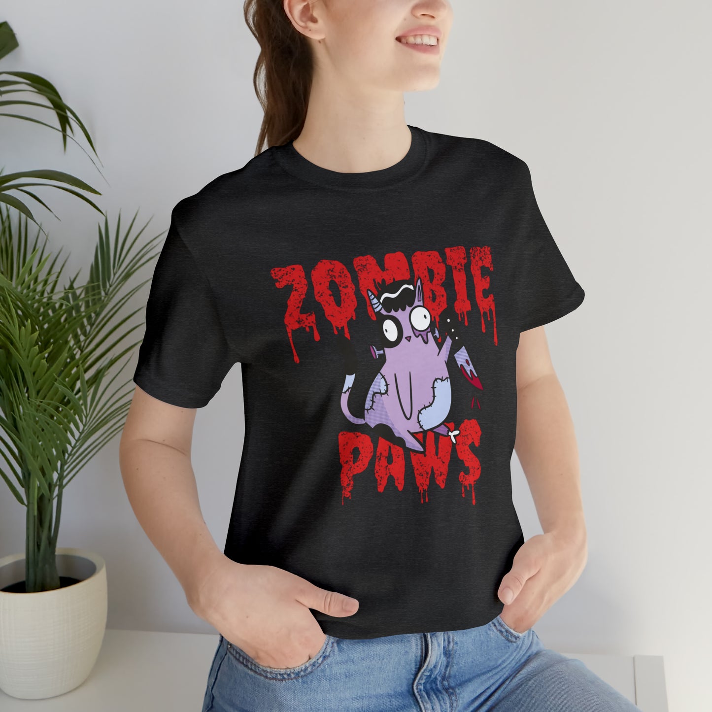 Zombie Paws Cat Tshirt