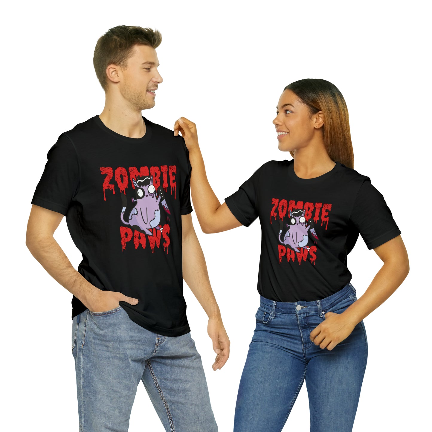 Zombie Paws Cat Tshirt