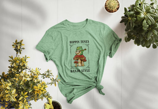 Hoppin Tunes Banjo Style Frog T-Shirt