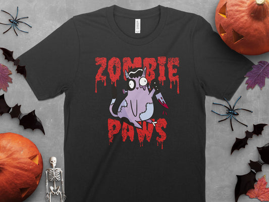 Zombie Paws Cat Tshirt