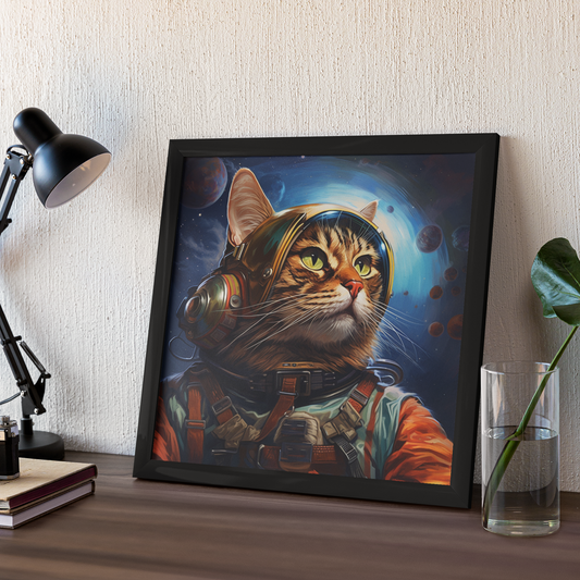 Cat Wall Art Poster, available in various sizes, Environmentally Conscious Printing made on 150 GSM paper, responsibly sourced and FSC certified