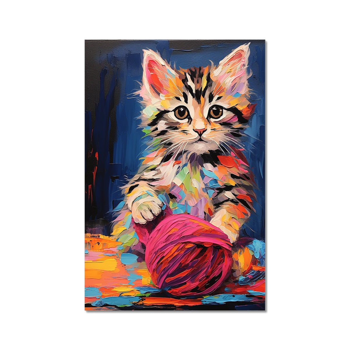 Cat Wall Art Poster, available in various sizes, Environmentally Conscious Printing made on 150 GSM paper, responsibly sourced and FSC certified