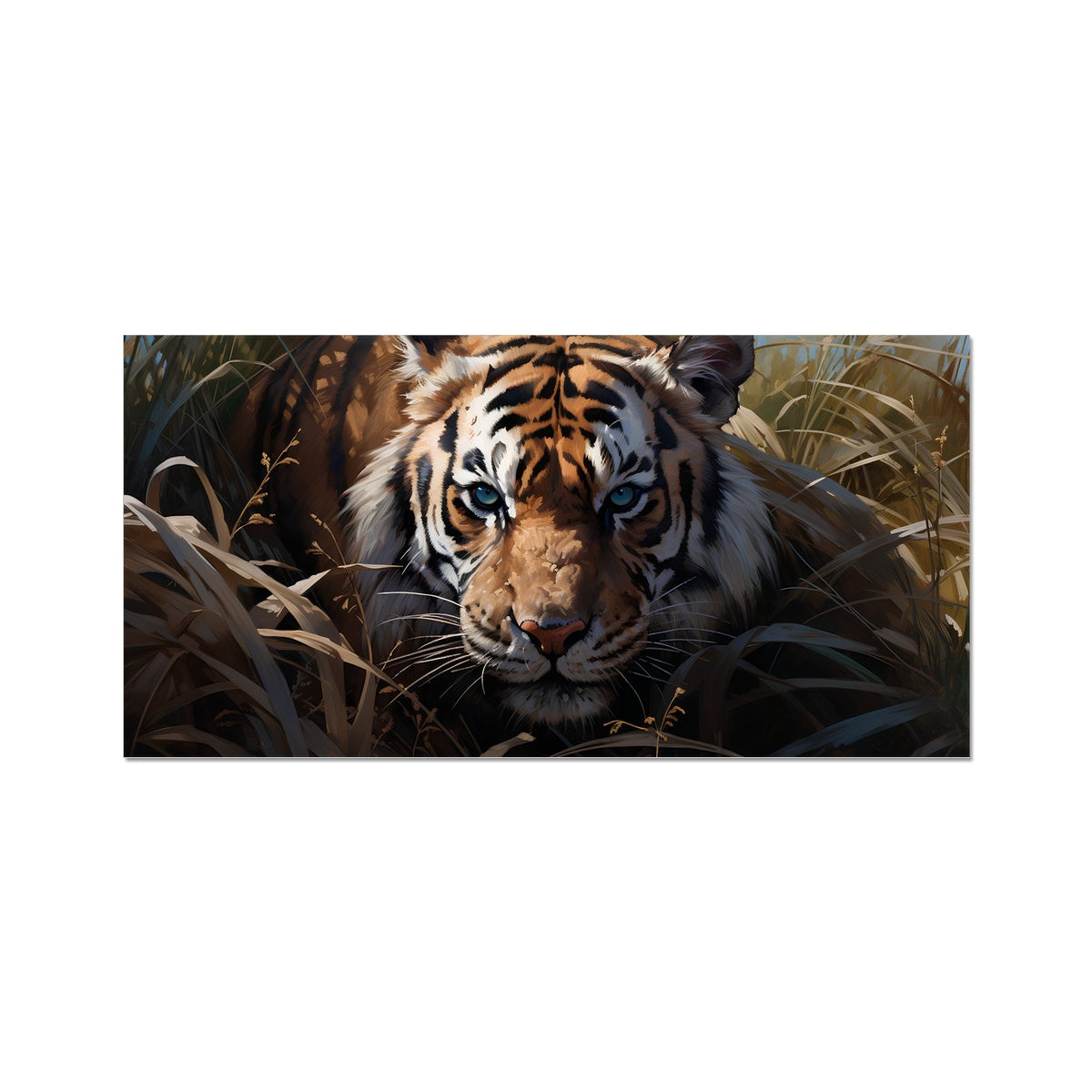 Tiger Wall Art Poster, available in various sizes small to huge, Environmentally Conscious Printing made on 150 GSM paper, responsibly sourced and FSC certified