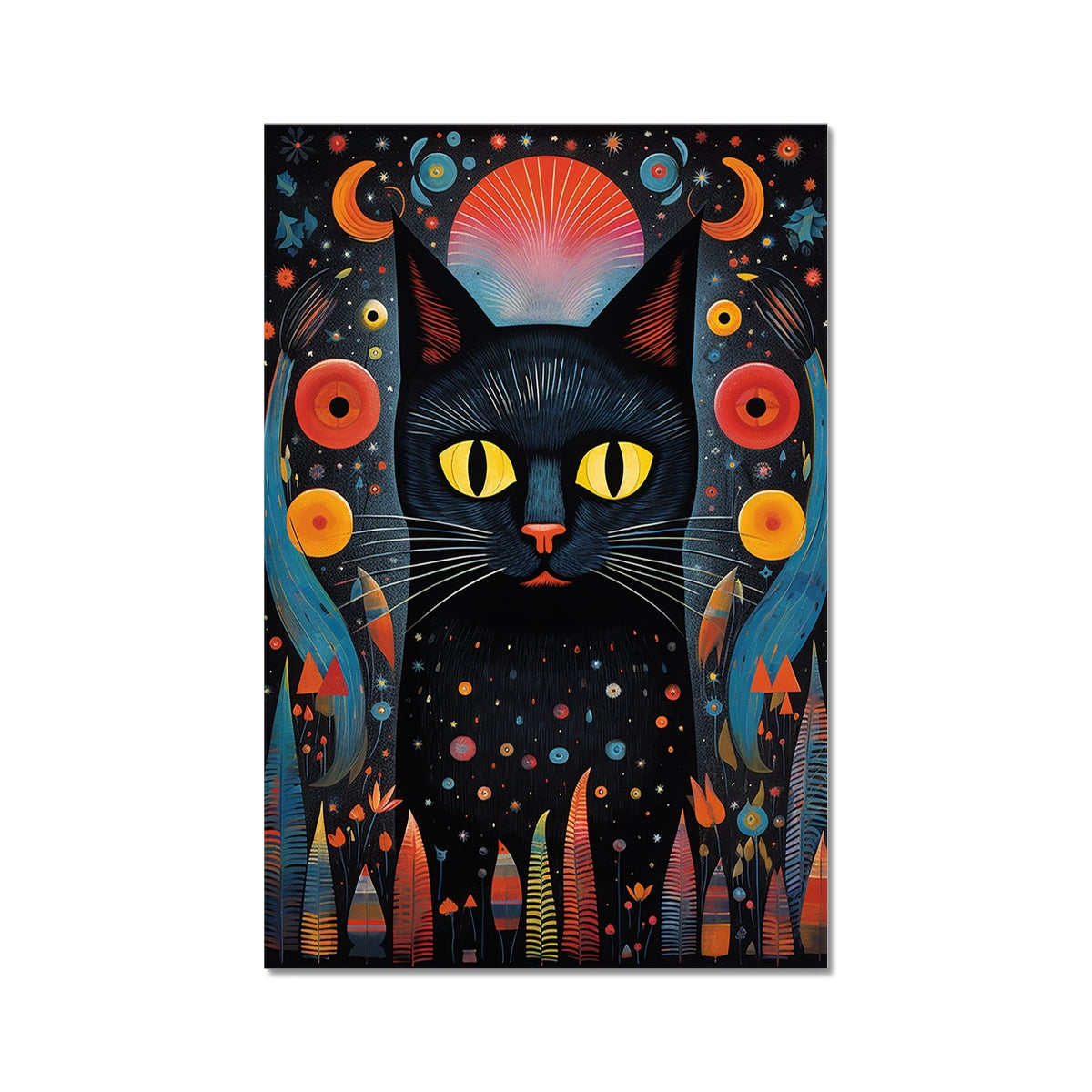 Cat Wall Art Poster, available in various sizes, Environmentally Conscious Printing made on 150 GSM paper, responsibly sourced and FSC certified